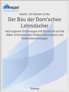 Der Bau der Dorn'schen Lehmdacher