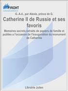 Catherine II de Russie et ses favoris