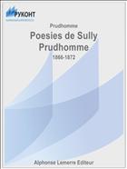 Poesies de Sully Prudhomme
