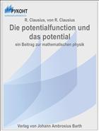 Die potentialfunction und das potential