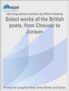 Select works of the British poets, from Chaucer to Jonson