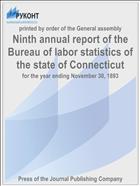 Ninth annual report of the Bureau of labor statistics of the state of Connecticut