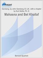 Mahasna and Bet Khallaf