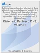 Dizionario Dantesco R - S. Volume 6