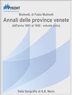 Annali delle province venete