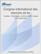 Congres international des chemins de fer