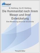 Die Hummanitat nach ihrem Wesen und ihrer Entwickelung