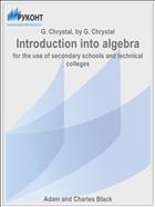 Introduction into algebra