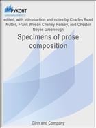 Specimens of prose composition