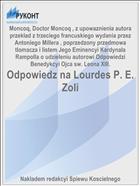 Odpowiedz na Lourdes P. E. Zoli