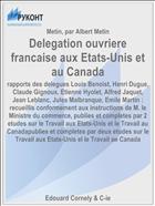 Delegation ouvriere francaise aux Etats-Unis et au Canada