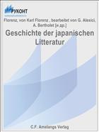 Geschichte der japanischen Litteratur