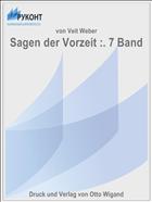 Sagen der Vorzeit :. 7 Band