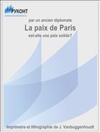 La paix de Paris