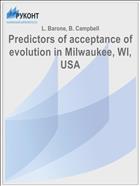 Predictors of acceptance of evolution in Milwaukee, WI, USA
