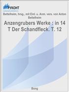 Anzengrubers Werke : in 14 T Der Schandfleck. T. 12