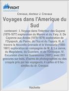 Voyages dans l'Amerique du Sud