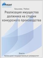 Реализация имущества должника на стадии конкурсного производства