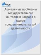Актуальные проблемы государственного контроля и надзора в сфере предпринимательской деятельности