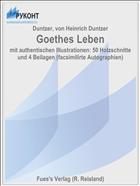 Goethes Leben