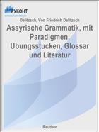 Assyrische Grammatik, mit Paradigmen, Ubungsstucken, Glossar und Literatur
