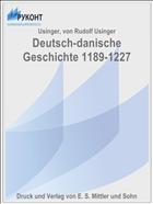 Deutsch-danische Geschichte 1189-1227