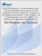 Die Religion der Semiten