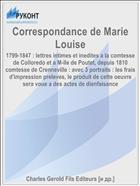 Correspondance de Marie Louise