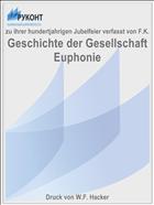 Geschichte der Gesellschaft Euphonie