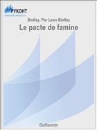 Le pacte de famine