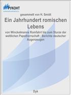 Ein Jahrhundert romischen Lebens