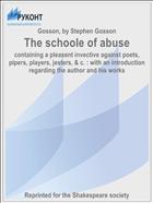 The schoole of abuse