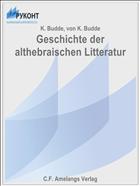 Geschichte der althebraischen Litteratur